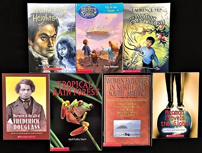 6th and Up - Scholastic ACTION - LEVEL 2  (7 books)  for STRUGGLING READERS - Image 1 of 2