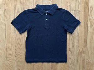 The Children's Place Boys Navy Blue Short Sleeve Polo Uniform Shirt Sz M 7 8 - Picture 1 of 3