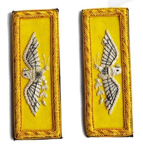 American Civil War Pair Union Cavalry Colonel Insignia Shoulder Boards 10 x 3.5 - Picture 1 of 2