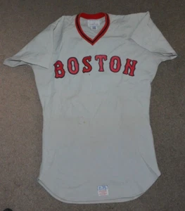 Camiseta deportiva usada Mario Guerrero Boston Red Sox 1975 usada en el juego - Imagen 1 de 9