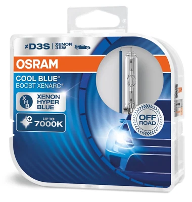 D3S OSRAM Cool Blue Boost Xenarc Duo Twin Pack (2 Bulbs) 7000K | 66340CBB-HCB - Image 1 of 4