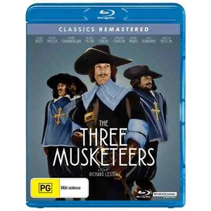 The Three Musketeers Classics Remastered (Blu-Ray, 1973) NEW - Foto 1 di 1