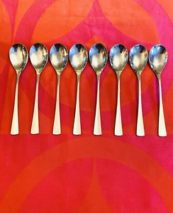 Rebacraft Reed & Barton NARVIK Japan MCM Glossy 8- Teaspoons 6 1/2" - Picture 1 of 6