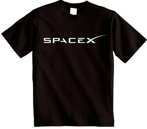 Spacex T SHIRT space x space agency logo FALCON nasa tesla Elon Musk fan T-shirt - Picture 1 of 10
