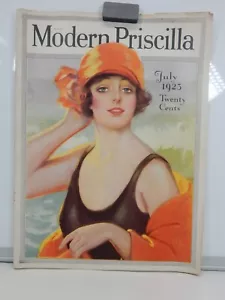 Antique Modern Priscilla Magazine Home Needlework, July, 1925 - Picture 1 of 6