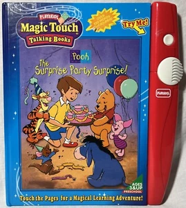 Playskool 1996 Magic Talking Book Pooh Surprise Party Vintage Disney Interactive - Picture 1 of 6