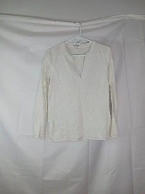 Camiseta Top Best Connections Cuello en V Cuentas Blanco Foto 1 de 4