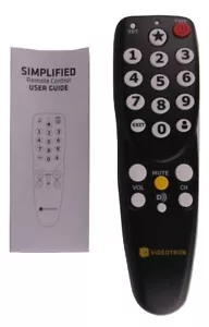 Videotron Universal Fernbedienung Neu im Paket mit Bedienungsanleitung und Batterien - Bild 1 von 12