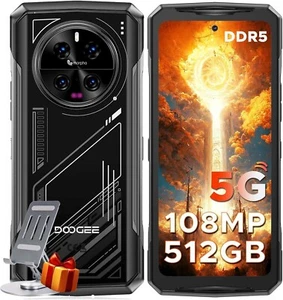 DOOGEE V40 Rugged Smartphone 5G, 4nm Dimensity 7300 32GB+512GB, 6.78” FHD+/120Hz - Picture 1 of 8