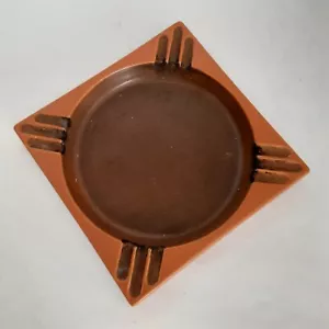 Cenicero de porcelana Hyalyn moderno vintage de mediados de siglo - Imagen 1 de 6