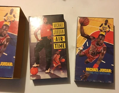 Michael Jordan Air Time & Come Fly With Me 1991 VHS Tapes Lot Of Two in Box Set - Image 1 of 4