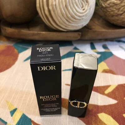 Lápiz labial Dior Rouge Dior Couture 221 From-Frou 0,12 oz/3,5 g nuevo Foto 1 de 4