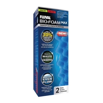Fluval 205 207 306 307 Bio Filtro Bloque Bioespuma Bio Espuma Max A-188 A188 - 2pk  Foto 1 de 3