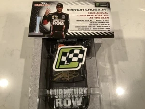MARTIN TRUEX JR AUTOGRAPHED 2017 FURNITURE ROW WATKINS GLEN WIN DIECAST & CARD - Picture 1 of 20