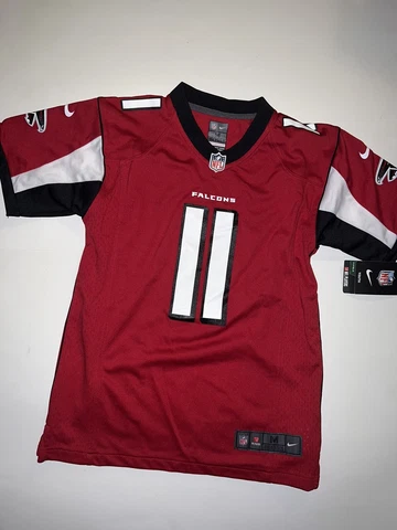 NWT Nike Big Kids YOUTH Atlanta Falcons Julio Jones Red Jersey Size S-XL $75 Cover