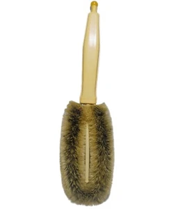 Antiguo cepillo de celuloide piralina marfil francés vintage victoriano marcado raro - Imagen 1 de 7