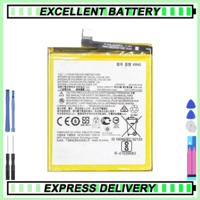 for Motorola Moto One Vision XT1970 Battery Replacement KR40 3200mAh - Imagen 1 de 4