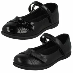 Ragazze Spot On Scuola Scarpe - Picture 1 of 19
