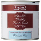 Rustins CHAPB250 Chalky Finish Paint Blenheim Blue 250ml