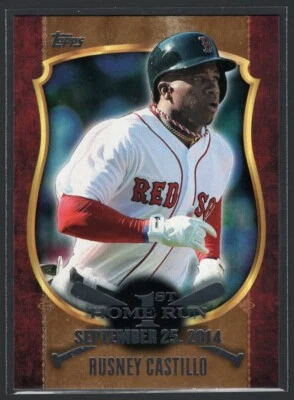Rusney Castillo 2015 Topps #FHR-22 First Home Run Insert - Boston Red Sox - Image 1 of 2