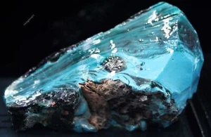 Blue Turquoise 940 Ct Uncut Natural Raw Rough CERTIFIED Loose Gemstone - Picture 1 of 6