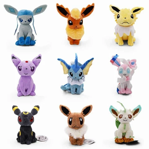 ST Pokemon 8" inch Plush Standing Umbreon Eevee Espeon Vaporeon Flareon Glaceon Cover