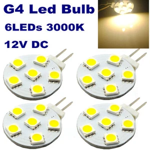 4xG4 led bulbs 6LEDs replace 10W halogen bulbs for crystal chandelier wall lamps - Picture 1 of 6
