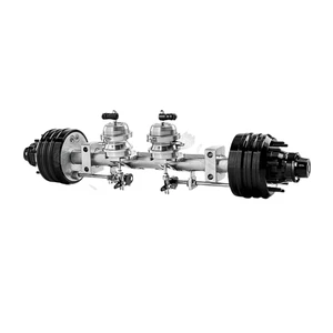For Tamiya 1/14 RC Trailer Truck Non-powered Two-wheel Axle DIY Parts - Picture 1 of 7