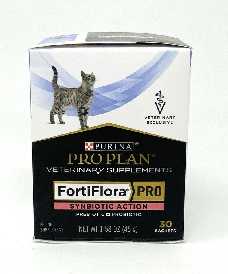 Purina FortiFlora PRO Feline Prebiotic Probiotic Supplement 30 Sachets 02/2027