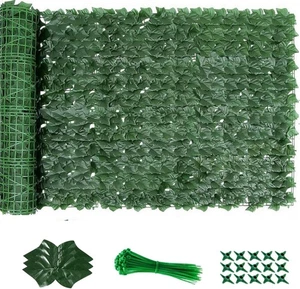 3M 30M Artificial Ivy Leaf Hedge Roll Privacy Fence Screen Wall Landscape Screen - Picture 1 of 21