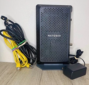 Netgear Nighthawk CM120 Cable Modem Docsis & Power Cord & Ethernet Cable - Picture 1 of 7