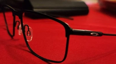 Marco de gafas de metal negro satinado Oakley Socket TI OX5019 para hombre 54-17-140 #268 Foto 1 de 4