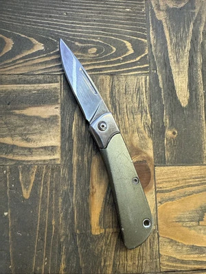 Gerber Wingtip зеленый ручки складной карманный нож скольжения соединения б/у наконечник крыла - Изображение 1 из 4