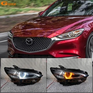 Anillos de halo ojos de ángel LED para Mazda 6 Mazda6 GJ GL 2018 2019 2020 2021 - Imagen 1 de 17