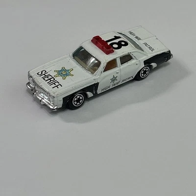 1/64  1970's Dodge Monaco Highway Patrol Sheriff Car - Yatming 1031 Thailand ! - Image 1 of 4