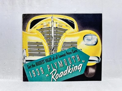 Folleto de ventas original a todo color Plymouth "Road King" 1939 Foto 1 de 4