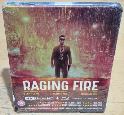 Raging Fire Limited ED Steelbook 4K Ultra HD + Blu-Ray Benny Chan New & Sealed - Image 1 of 4
