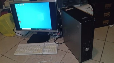 PC Dell Optiplex 755 Intel 4GB Ram 250GB WIFI Windows 10 e office computer fisso - Immagine 1 di 4