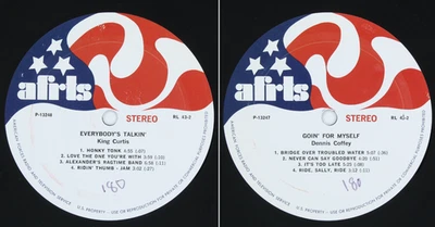 C1972 AFRTS Dennis Coffey / King Curtis RL‑43‑2 Armed Forces Transcription LP - Image 1 of 4