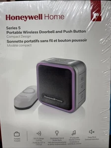 Honeywell Home Series 5 Tragbare Funk-Türklingel mit Halogenlichttaster - Bild 1 von 2