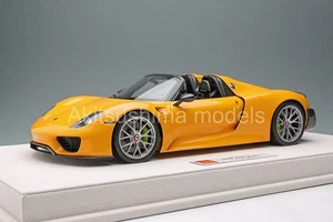 Make Up EIDOLON EML089C 1/18 Porsche 918 Spyder Weissach package Signal Yellow - Picture 1 of 9