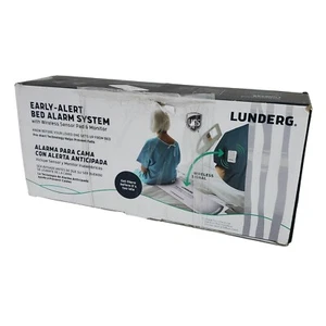 LUNDBERG EARLY ALERT BED ALARM SYSTEM w/ wireless Sensor Pad & Monitor Open Box - Picture 1 of 4