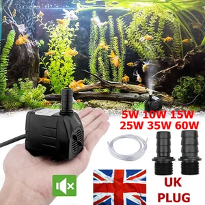 Water Feature Pump Small Fountain for Outdoor Garden Fish Pond Pump 30-3000L/H - Picture 1 of 23