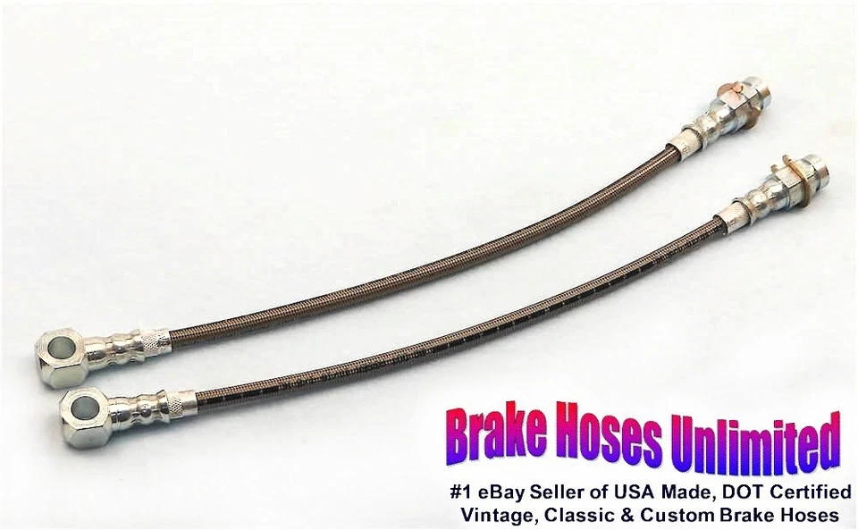 前不锈钢制动软管 Oldsmobile F85 / Cutlass,1969 1970 1971,光盘 — 第 1/1 张图片