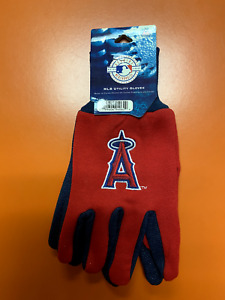 Anaheim Angels Red and Blue 2-Tone Team Logo Licensed MLB Sport Utility Gloves