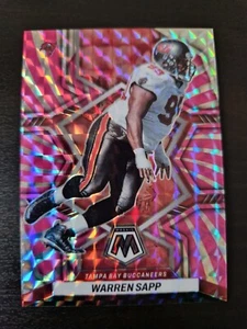 Warren Sapp 2022 Panini Mosaik Fußballkarte/11 rosa Wirbel NFL - Bild 1 von 2
