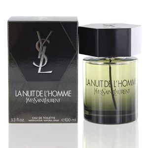LANUIT DE LHOMME BY YSL EDT SPRAY 3.3 OZ FOR MEN NEW IN BOX - Picture 1 of 1