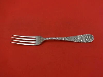 Обеденная вилка Baltimore Rose от Schofield из чистого серебра 7 5/8 дюйма столовые приборы - Изображение 1 из 2