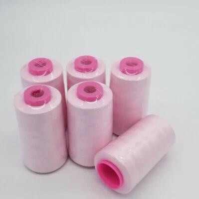 6 Big Spools PINK (A121) High Quality Multi Purpose Sewing Threads T27 S/2   - Image 1 of 4