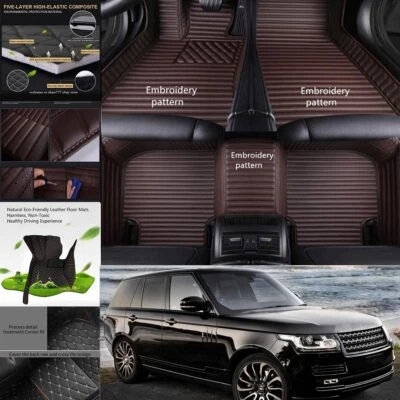 Alfombrillas coche para Land Rover Range Rover todo tipo de clima impermeables alfombras automáticas Foto 1 de 4